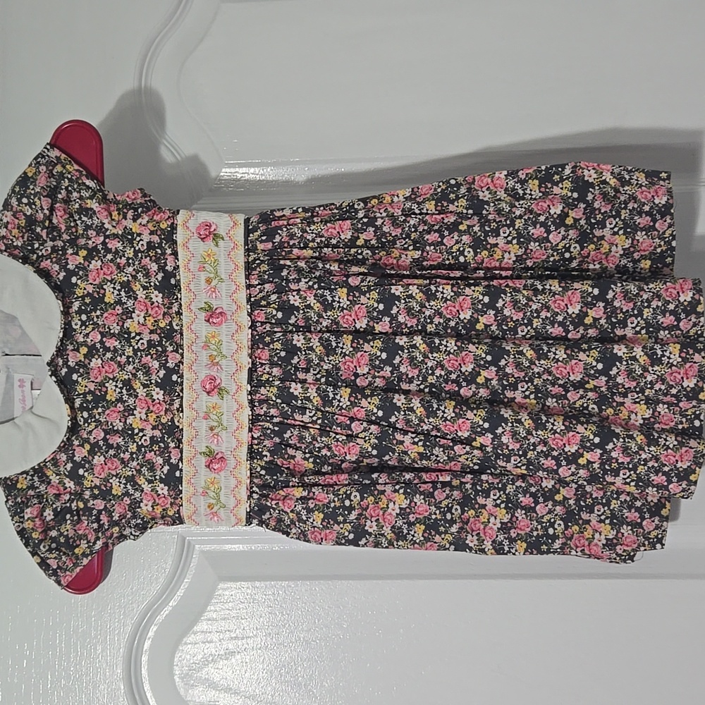 Girls smocked dress